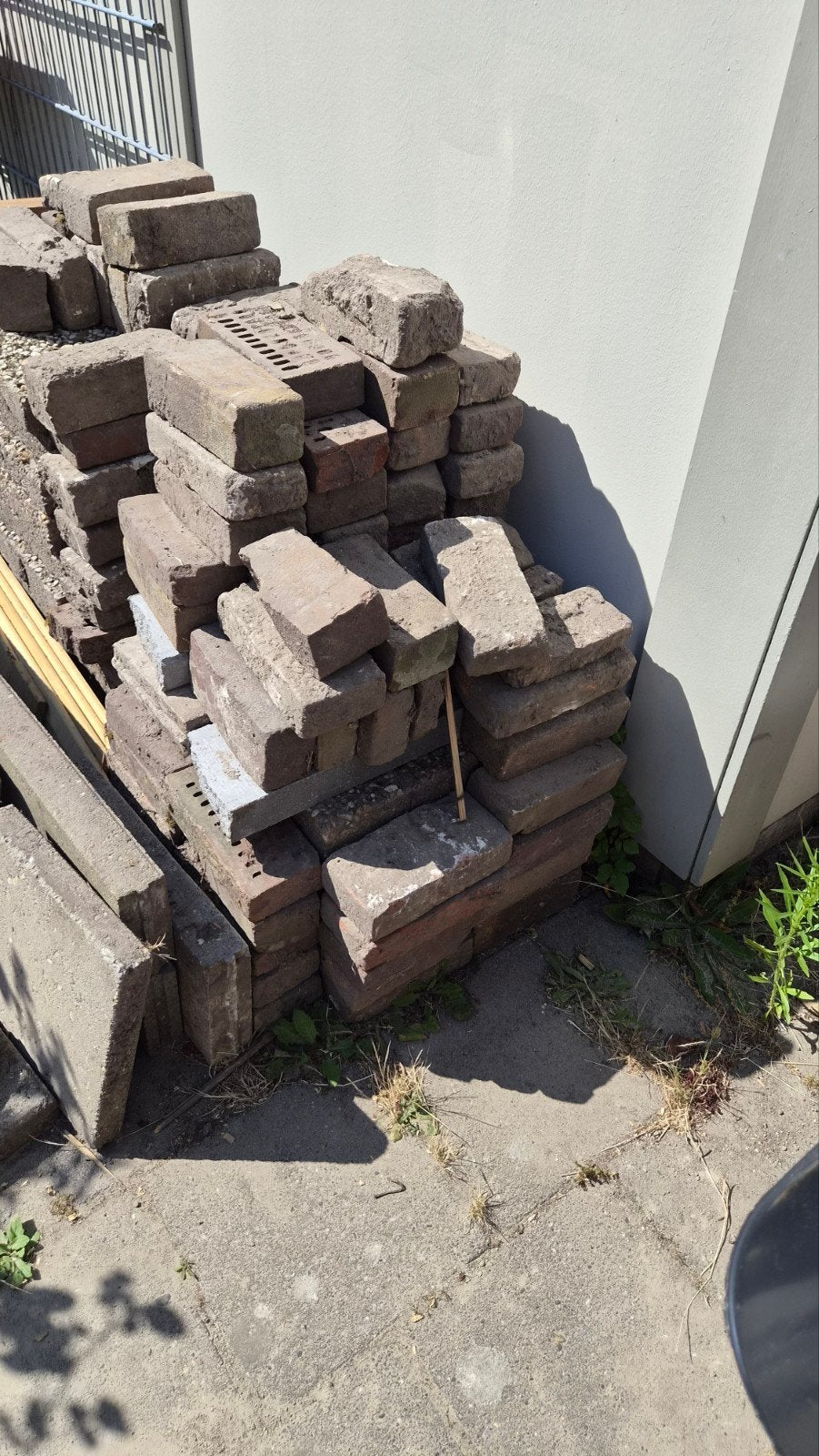 Gratis bakstenen, Ophalen, Gebruikt, Beton, Terrastegels
