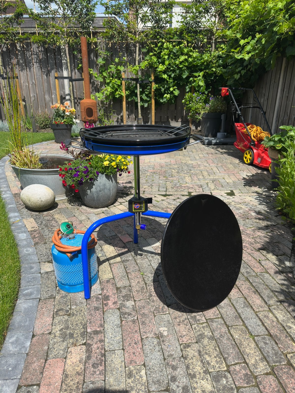 Zeer nette complete set Cadac skottelbraai, Ophalen, Gebruikt