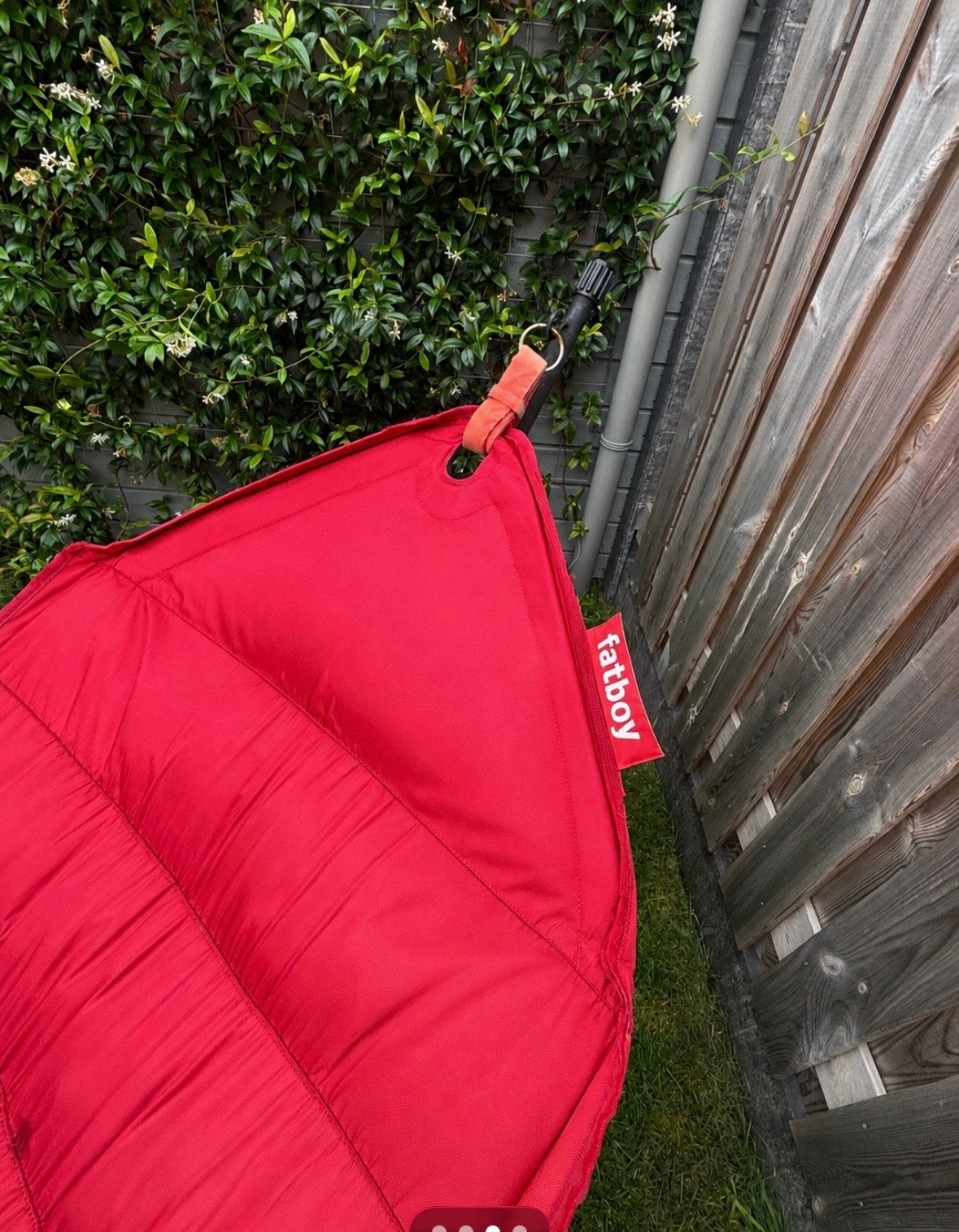 Fatboy Hangmat rood, Tuin en Terras, Ophalen, Binnen, Gebruikt, Met standaard