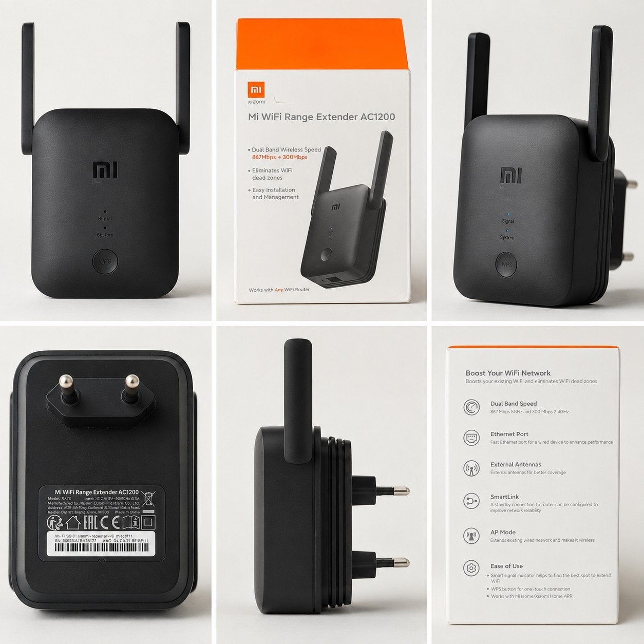 Xiaomi Mi WiFi Range Extender AC1200 - Dual Band, Ophalen of Verzenden, Zo goed als nieuw, Xiaomi