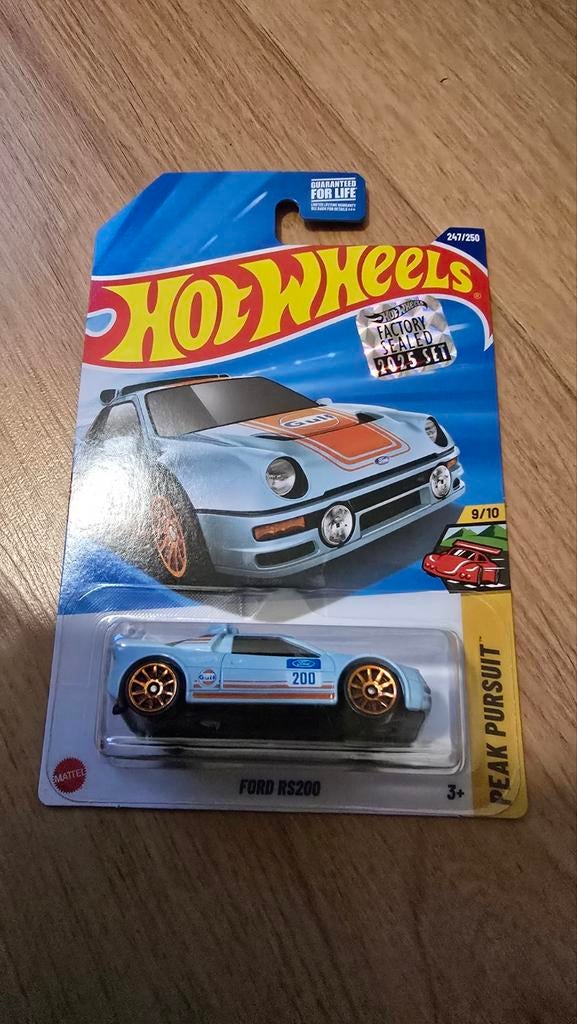 Hot Wheels Ford RS200 Gulf - Peak Pursuit, Ophalen of Verzenden, Nieuw