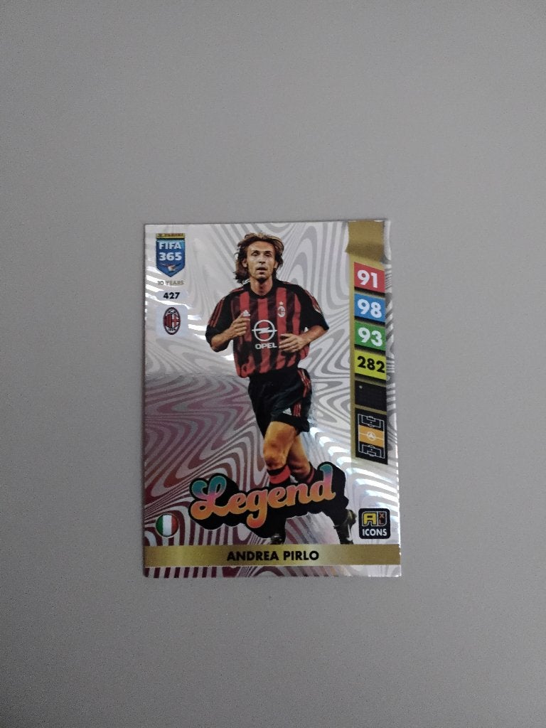 Panini voetbalkaart Legend Pirlo, Verzamelen, Sportartikelen en Voetbal, Verzenden, Zo goed als nieuw, Buitenlandse clubs, Spelerskaart