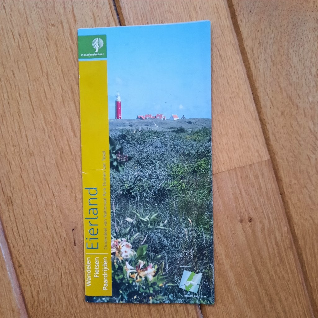 Eierland Nationaal Park Texel wandelen fietsen paardrijden, Overige merken, Fiets- of Wandelgids, Nieuw, Ophalen of Verzenden