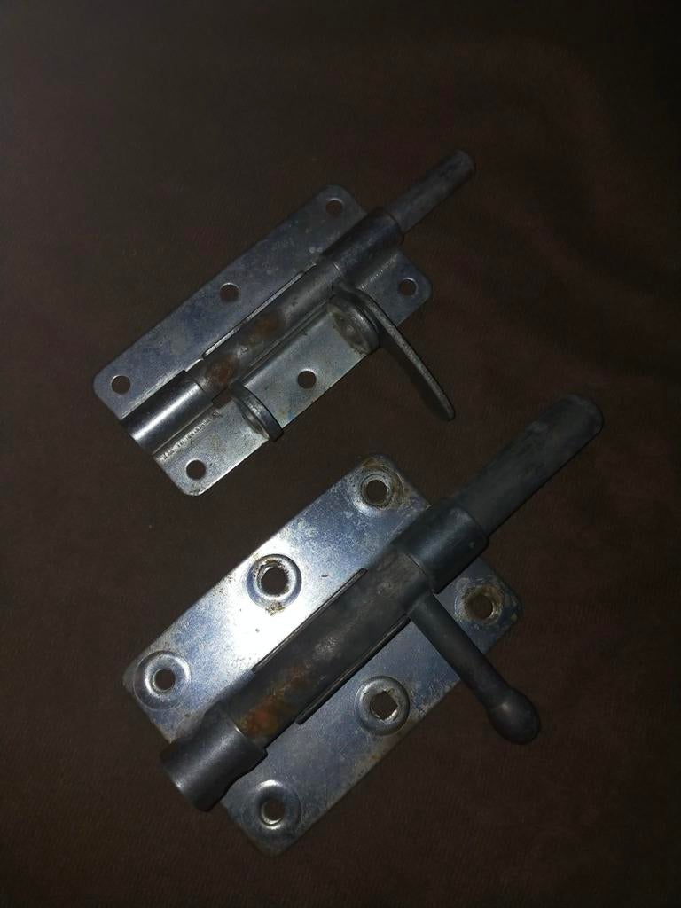 Schuifslot, Ophalen, Gebruikt, IJzer, Schuif of Grendel