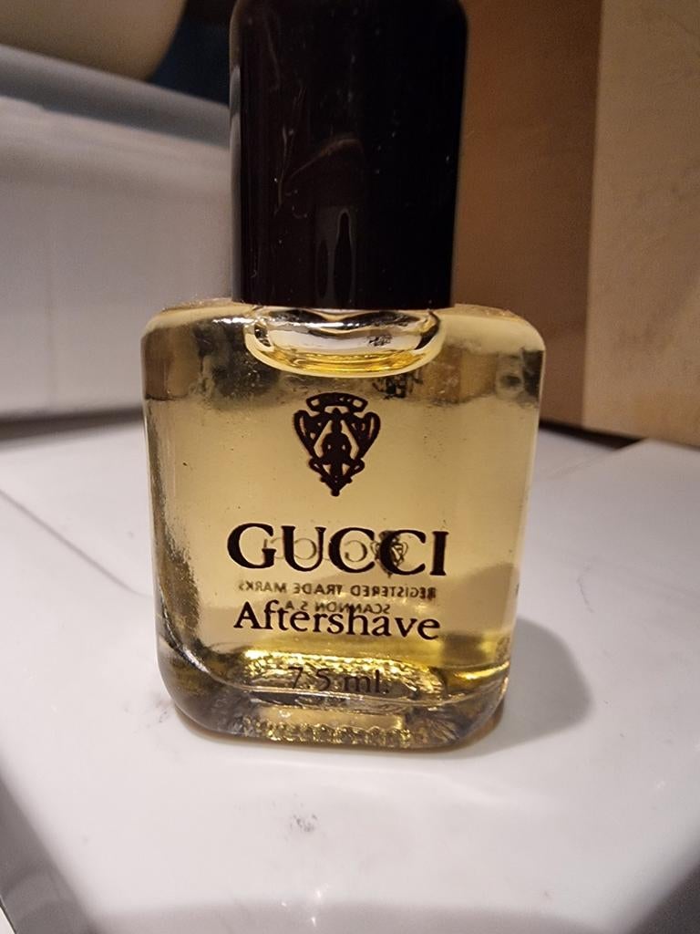 GUCCI AFTERHAVE MINIATUUR ZELDZAAM 7.5 ML, Ophalen of Verzenden, Nieuw