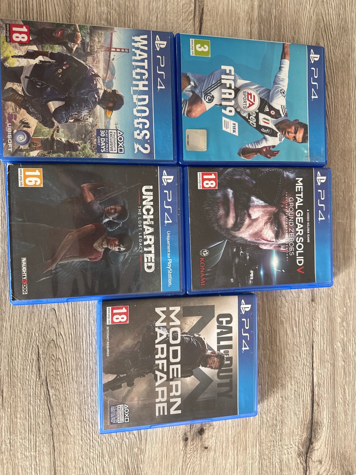 PS4 Spellen Collectie - Uitgespeeld (METAL GEAR SOLD), Gebruikt, Vanaf 18 jaar, Overige genres, 1 speler