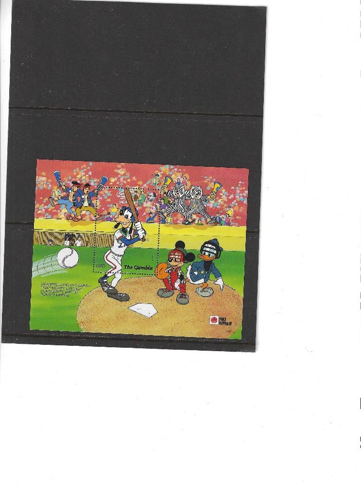 Mi 118 Disney. Gambia. Postfris, Ophalen of Verzenden, Postfris, Overige thema's