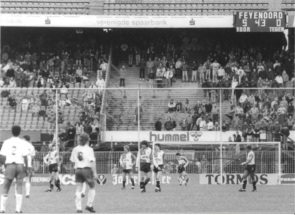 persfoto Piet Bouts 06-05-1990 - Feyenoord - RKC, Verzenden, Zo goed als nieuw, Feyenoord