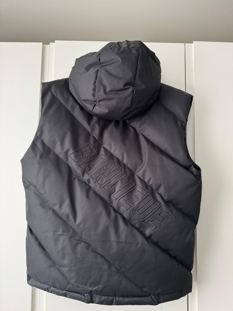 Banlieue bodywarmer heren - Maat S - Zwart - Zo goed als nie, Kleding | Heren, Bodywarmers, Verzenden, Zo goed als nieuw, Maat 46 (S) of kleiner