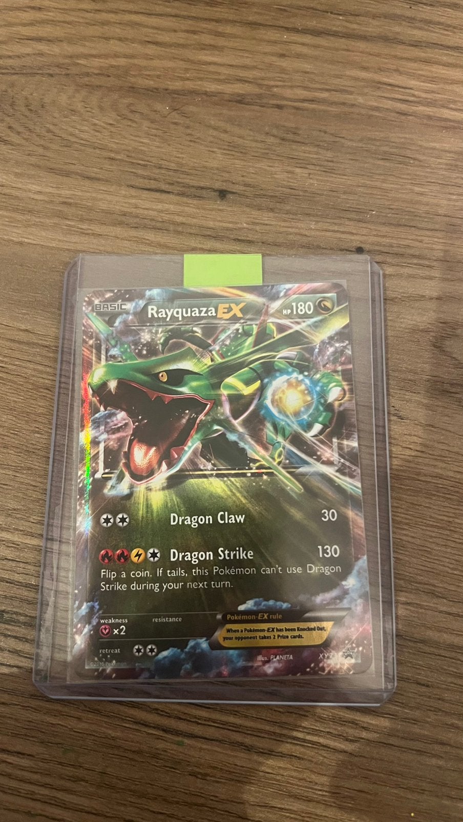 Rayquaza EX XY73, Ophalen of Verzenden, Zo goed als nieuw