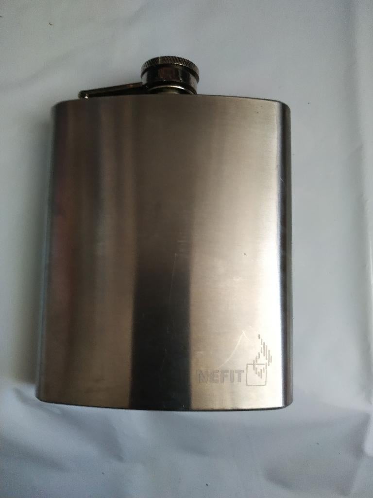 Heupfles 200 ml van RVS, Ophalen of Verzenden, Zo goed als nieuw