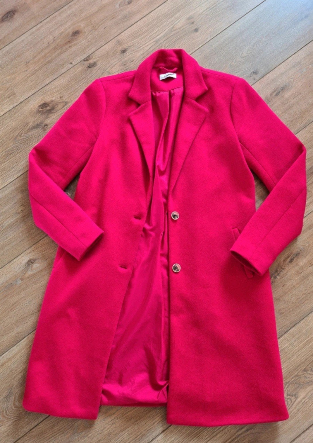 Only rode lange blazer jas Maat M, Maat 38/40 (M), Ophalen of Verzenden, Rood, ONLY