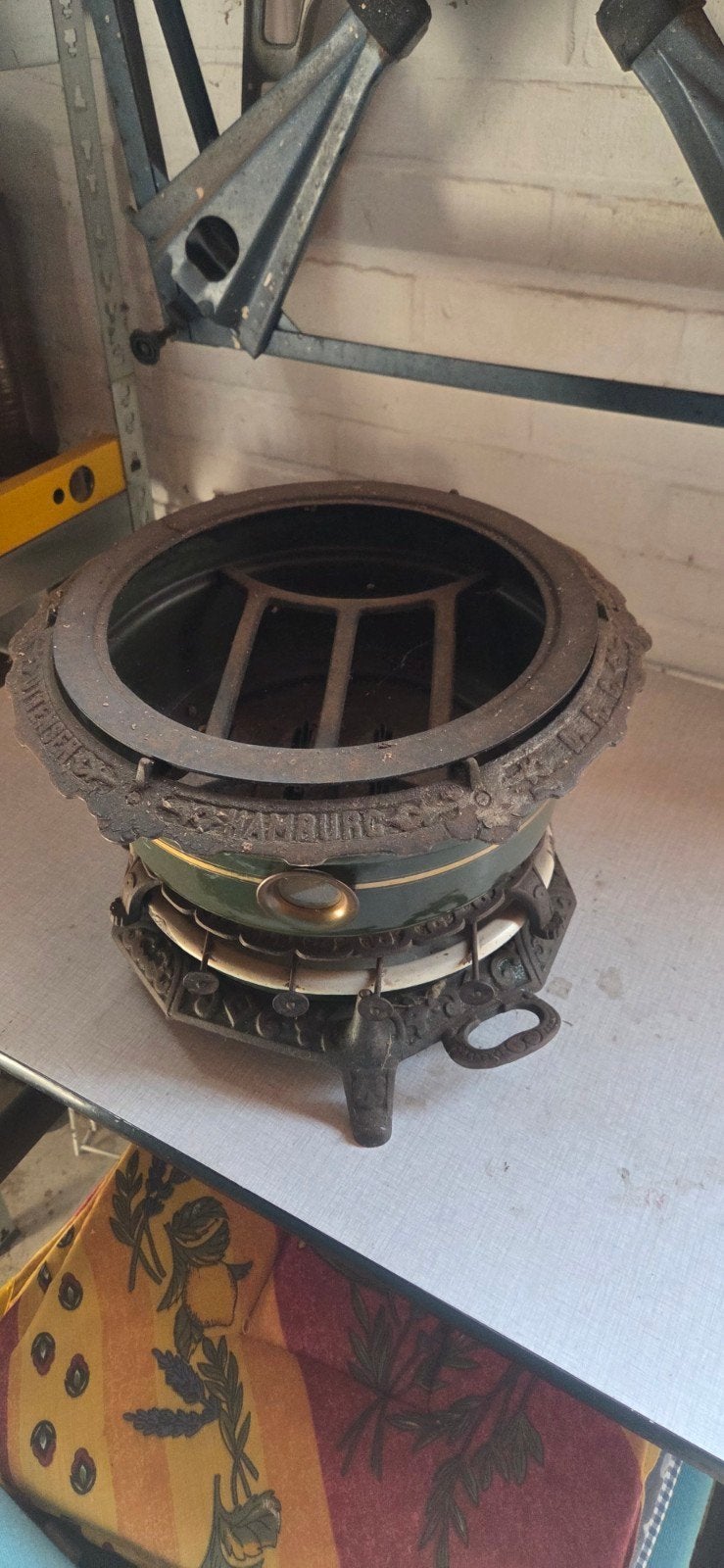 Antieke Petroleumstel - Decoratief en Functioneel, Antiek en Kunst, Ophalen