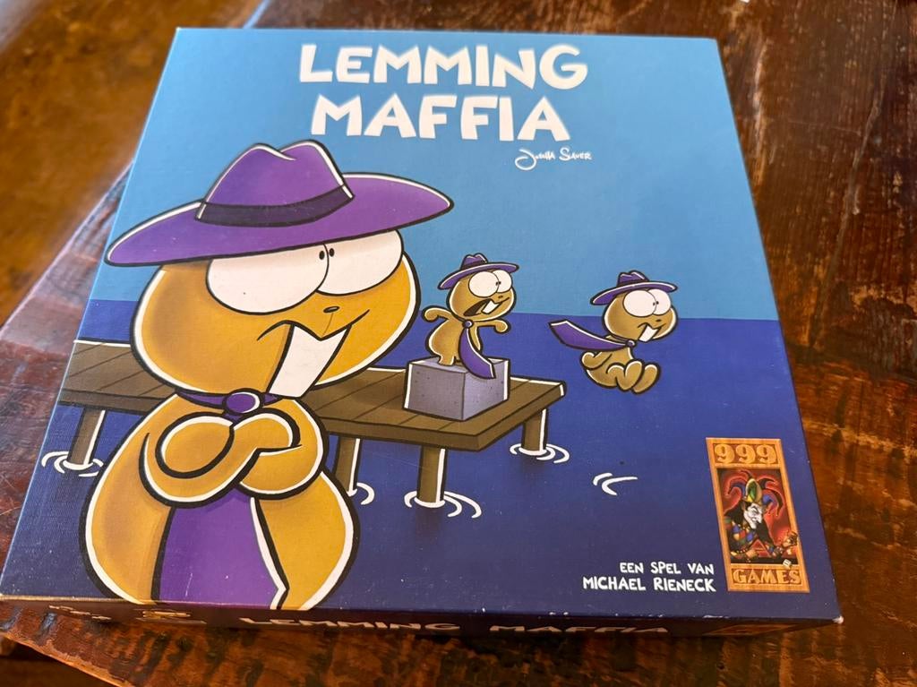 Bordspel Lemming maffia compleet igst, Hobby en Vrije tijd, Gezelschapsspellen | Bordspellen, Ophalen of Verzenden, Zo goed als nieuw