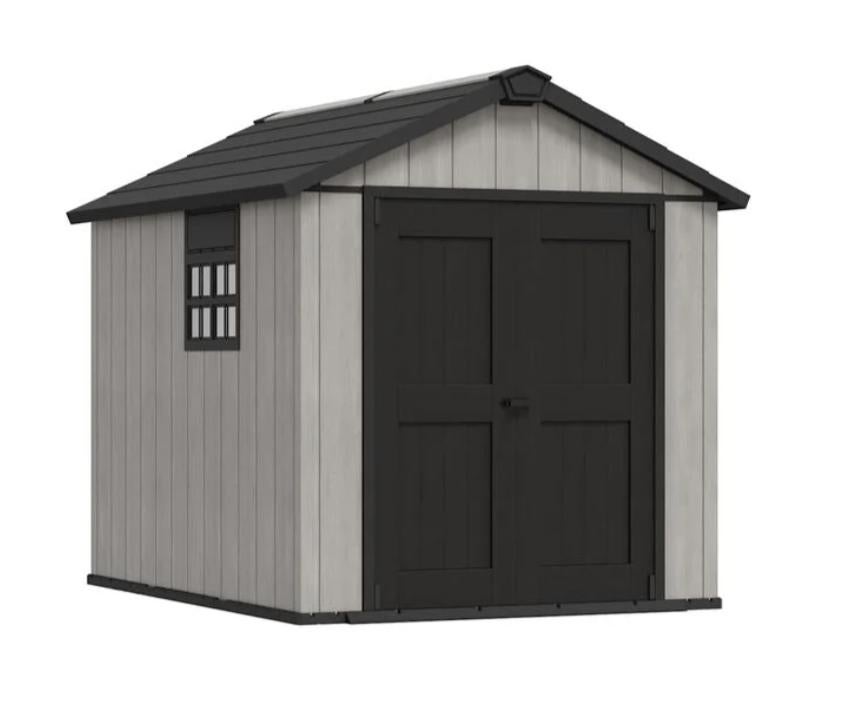Keter Tuinschuur Oakland 759 antracietkleurig **NIEUW**, Kunststof, Nieuw, Minder dan 200 cm, 1 raam
