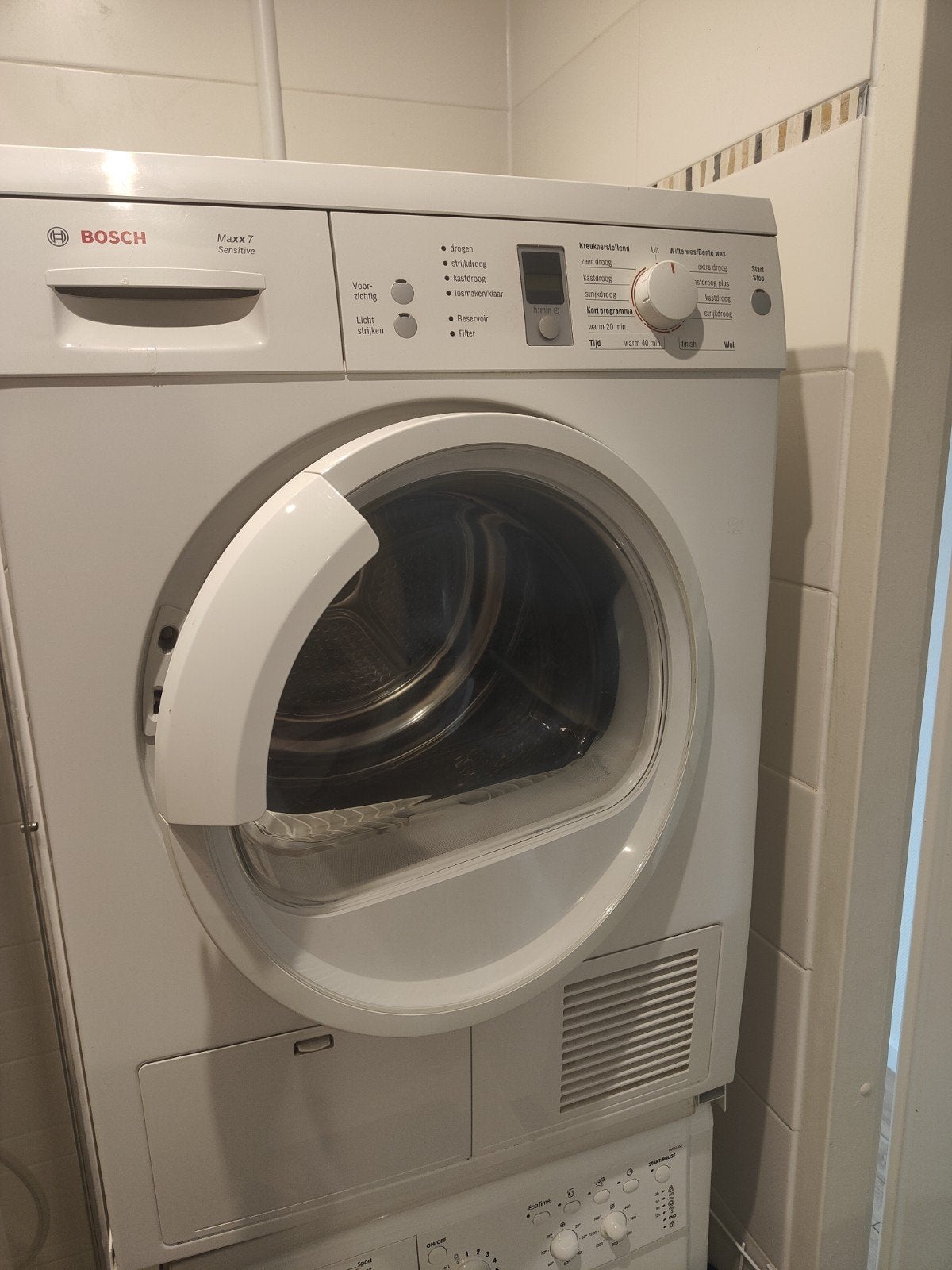 Bosch Maxx 7 Sensitive droger - 83x59x57cm, Witgoed en Apparatuur, Wasdrogers, Ophalen, 6 tot 8 kg, Gebruikt, Voorlader