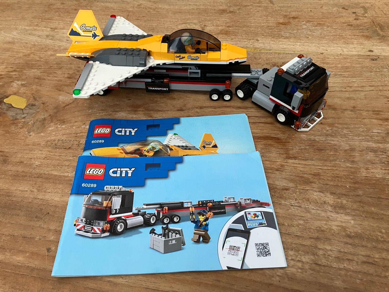 LEGO City Vliegshowjettransport 60289, City, Lego, Inclusief instructies, Ophalen of Verzenden
