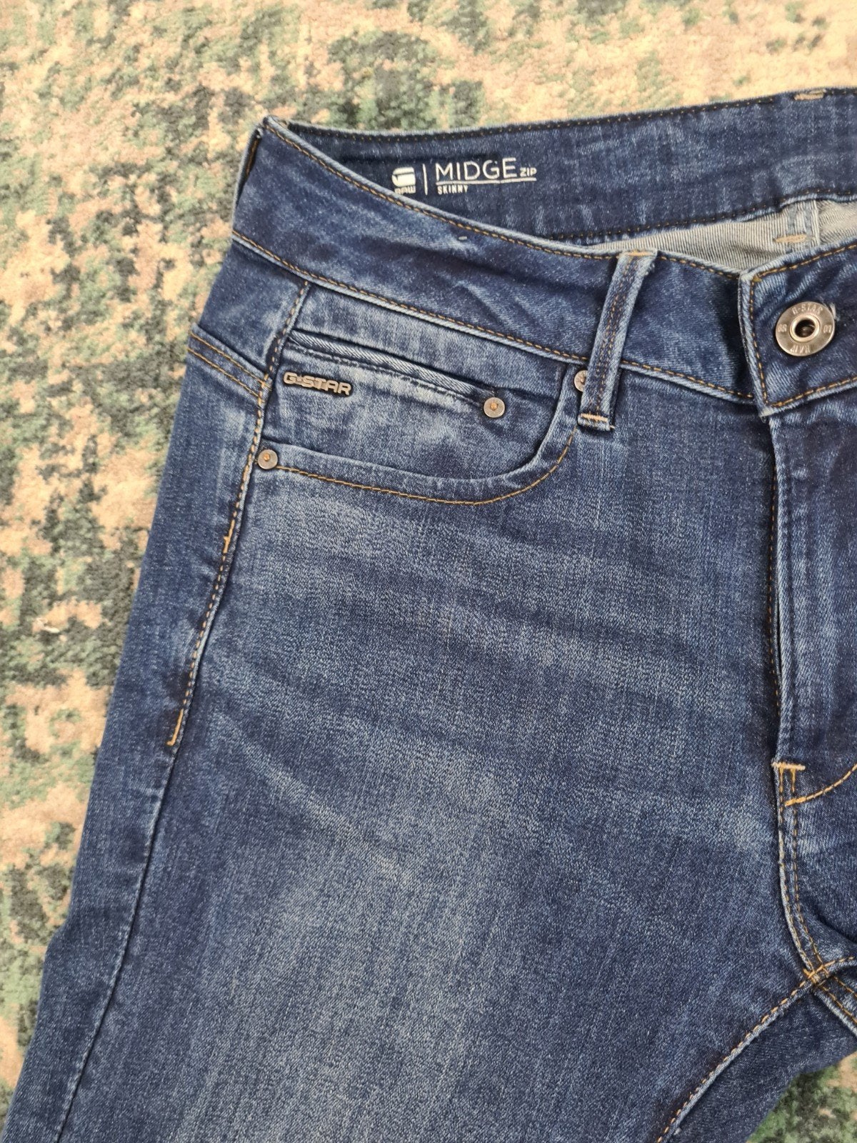G-star raw Midge Zip skinny W28 L30 Dames Tulsi2830, Blauw, Ophalen of Verzenden, Zo goed als nieuw, W28 - W29 (confectie 36)