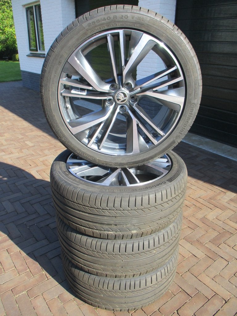 NIEUW Originele Skoda Kodiaq 20 inch velgen RS Ignite, Auto-onderdelen, Banden en Velgen, 255 mm, Banden en Velgen, Nieuw, Ophalen of Verzenden