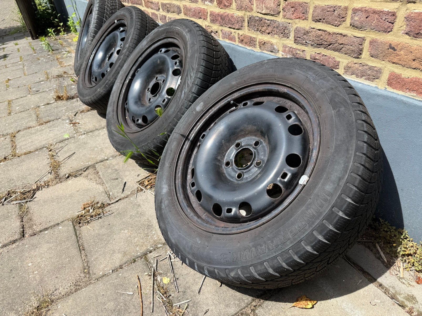 Velgen met banden VW POLO 6c AW 5x100 185/60/15, Ophalen of Verzenden