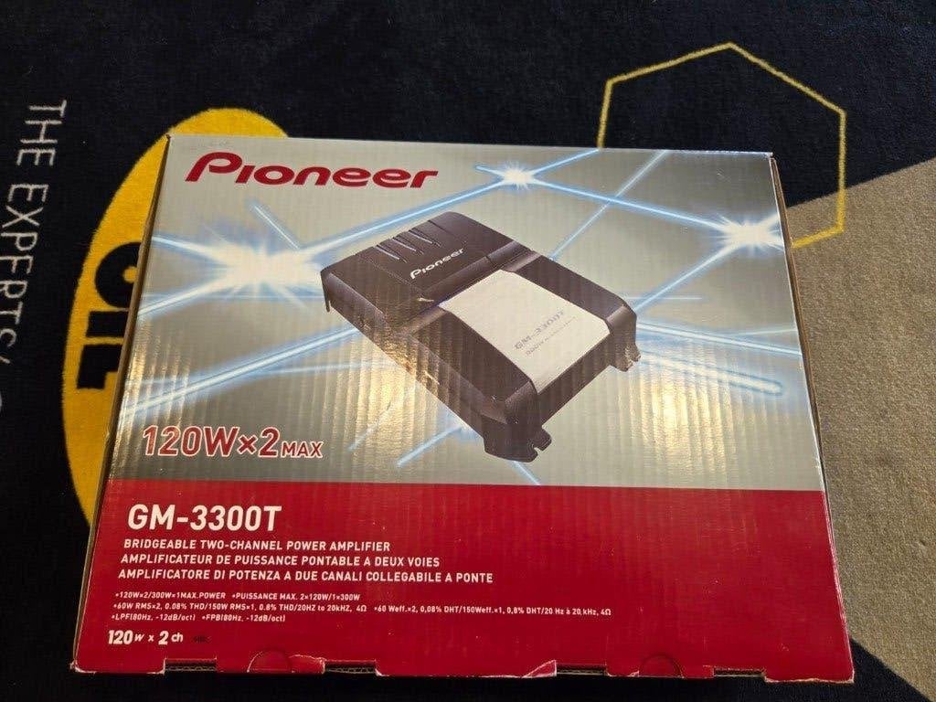 Nieuwe Pioneer GM-3300T 2-kanaals versterker 2x120W, Auto diversen, 28-8, Honkomagome 2-chome, Bunkyo-ku, Tokyo 113-0021, Japan