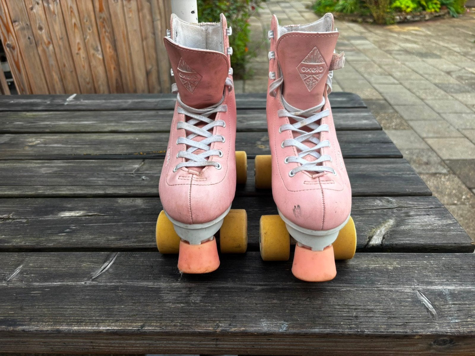 Roze Oxelo rolschaatsen - Maat 37, Ophalen of Verzenden, Gebruikt, Overige typen, Overige merken