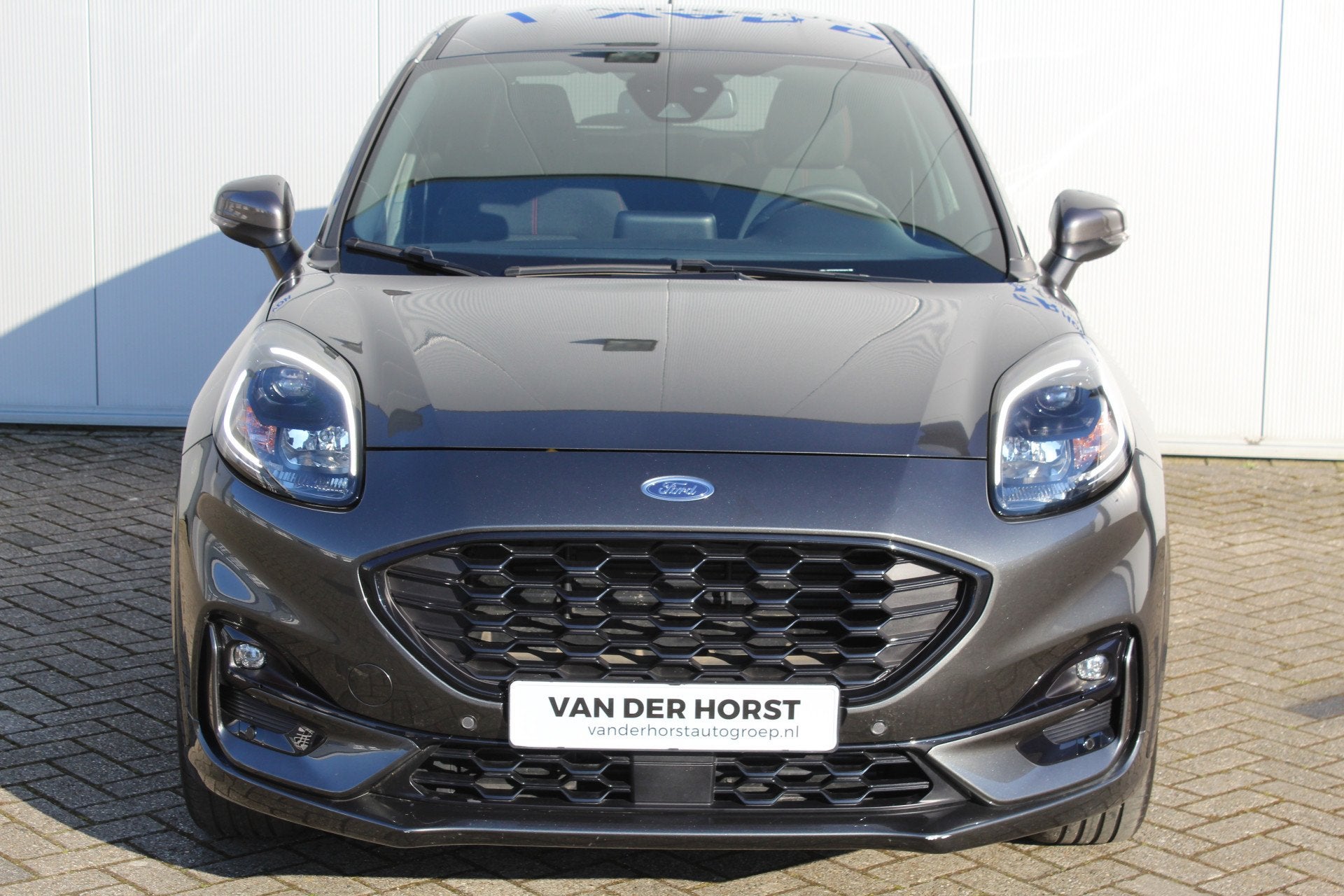 Ford Puma 1.0-125pk EcoBoost Hybrid ST-Line. April 2024 ! Sl, Auto's, Voorwielaandrijving, 12 maanden, Stof, Zwart