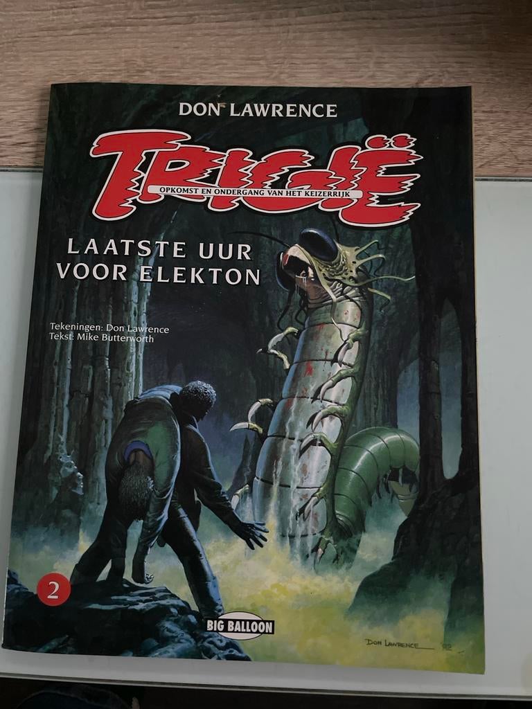 Trigie 2: Laatste Uur voor Elekton - Don Lawrence, Eén stripboek, Ophalen, Gelezen