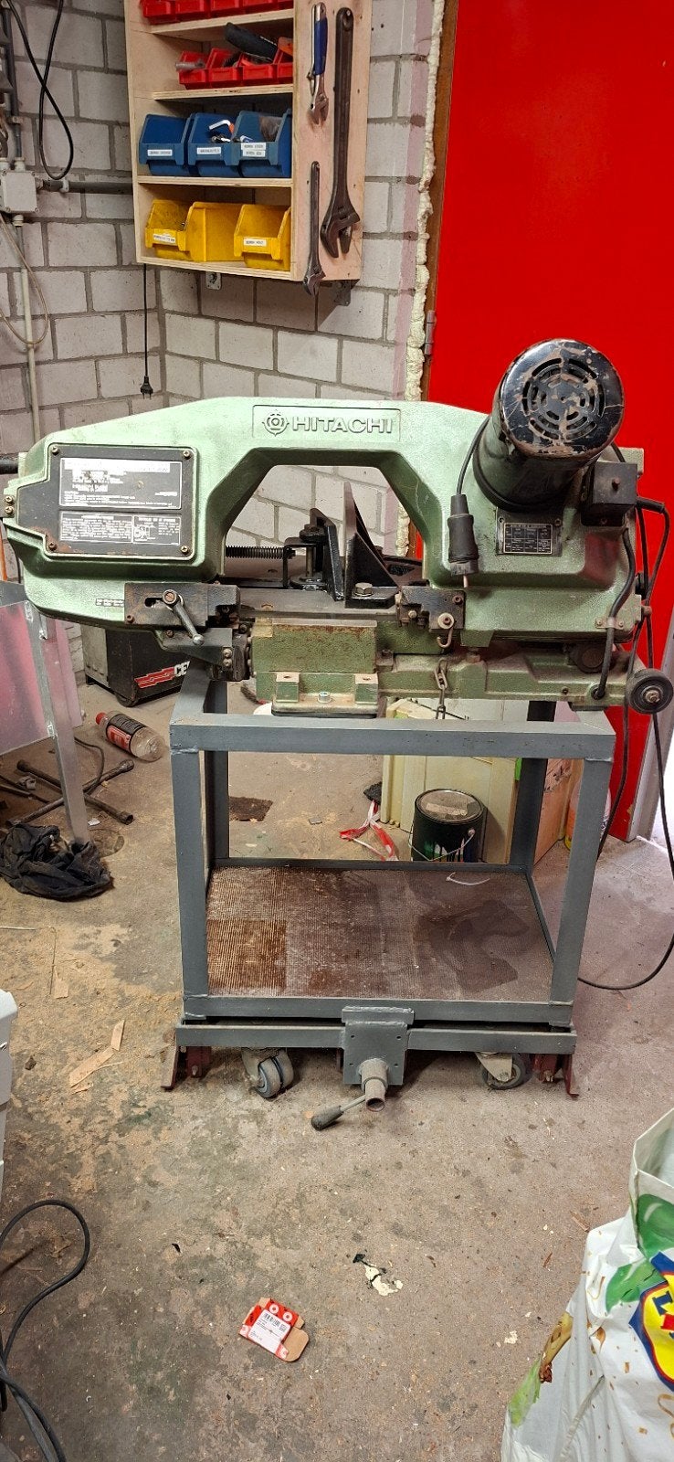 hitachi CB 18FA  metaal bandzaag / lintzaag, Ophalen, Gebruikt, 70 mm of meer, Lintzaag
