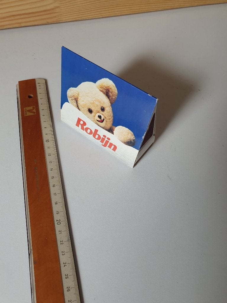 Luciferdoos Bijzonder - Robijn - Driehoek, Ophalen of Verzenden, Zo goed als nieuw, Sigarenbandjes