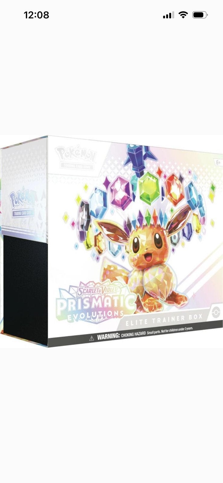 Prismatic evolutions etb, Ophalen of Verzenden, Nieuw