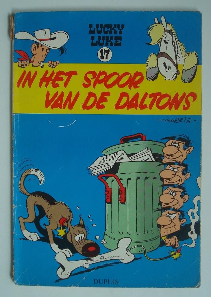 Lucky Luke 17 - In het spoor van de Daltons - 1e druk 1962, Boeken, Stripboeken, Eén stripboek, Ophalen, Gelezen