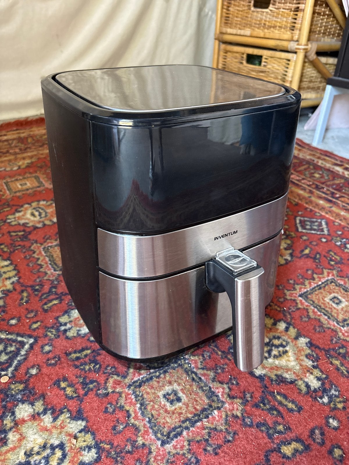 Inventum Airfryer - Zo goed als nieuw, Witgoed en Apparatuur, Ophalen, Zo goed als nieuw, Airfryer, 1000 t/m 1499 gram