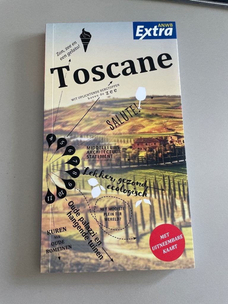 Reisgids anwb extra Toscane, Ophalen, ANWB, Europa, Zo goed als nieuw