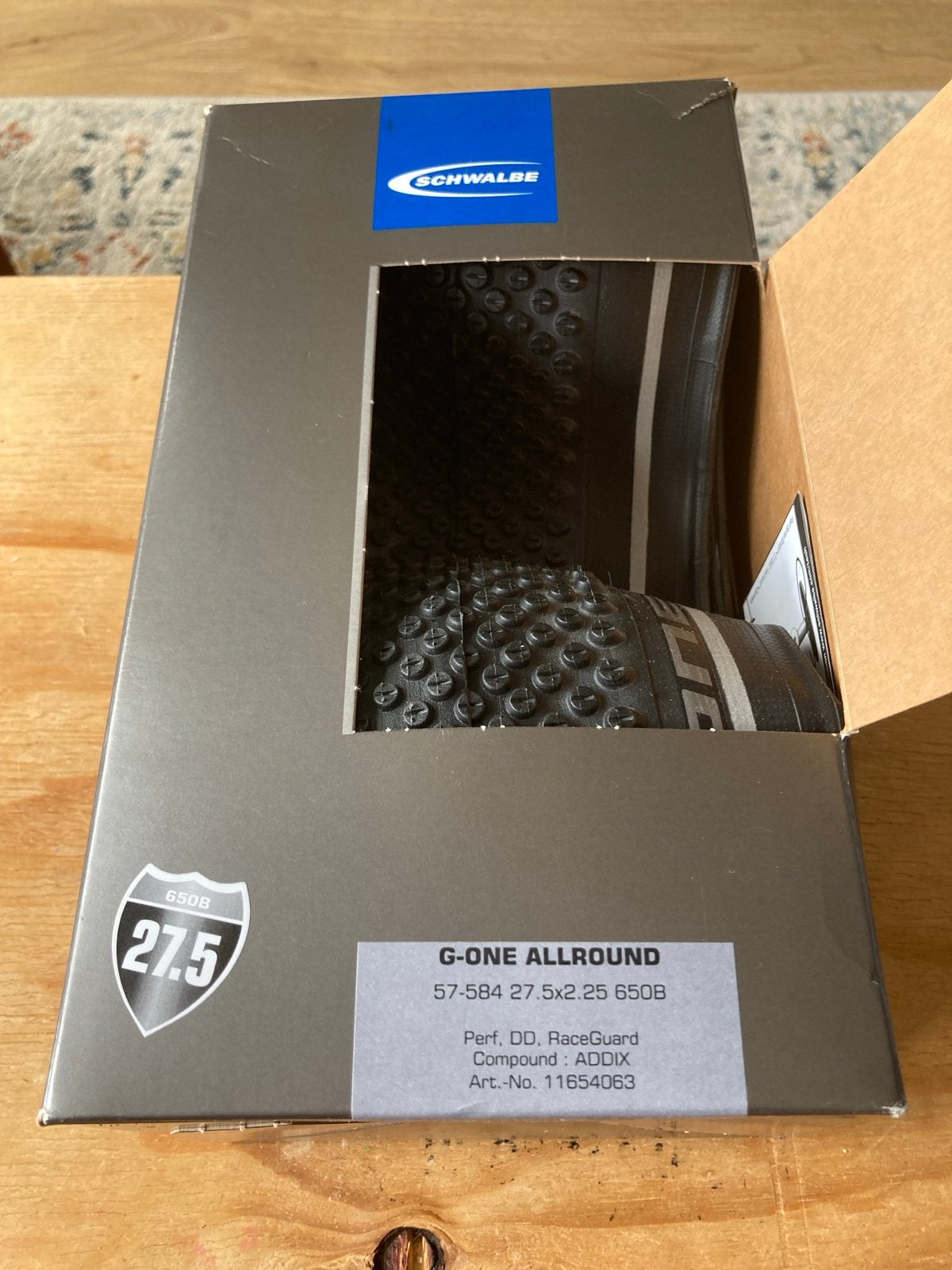 Schwalbe G-One Allround 27.5x2.25 650B fietsband, Band, Nieuw, Ophalen of Verzenden, Gravelbike