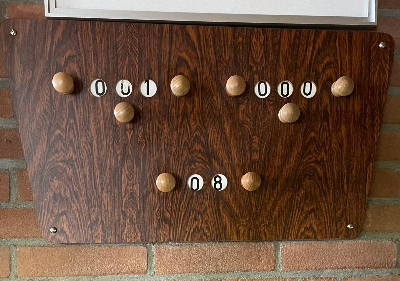 Scorebord, Ophalen of Verzenden, Gebruikt, Biljarttafel