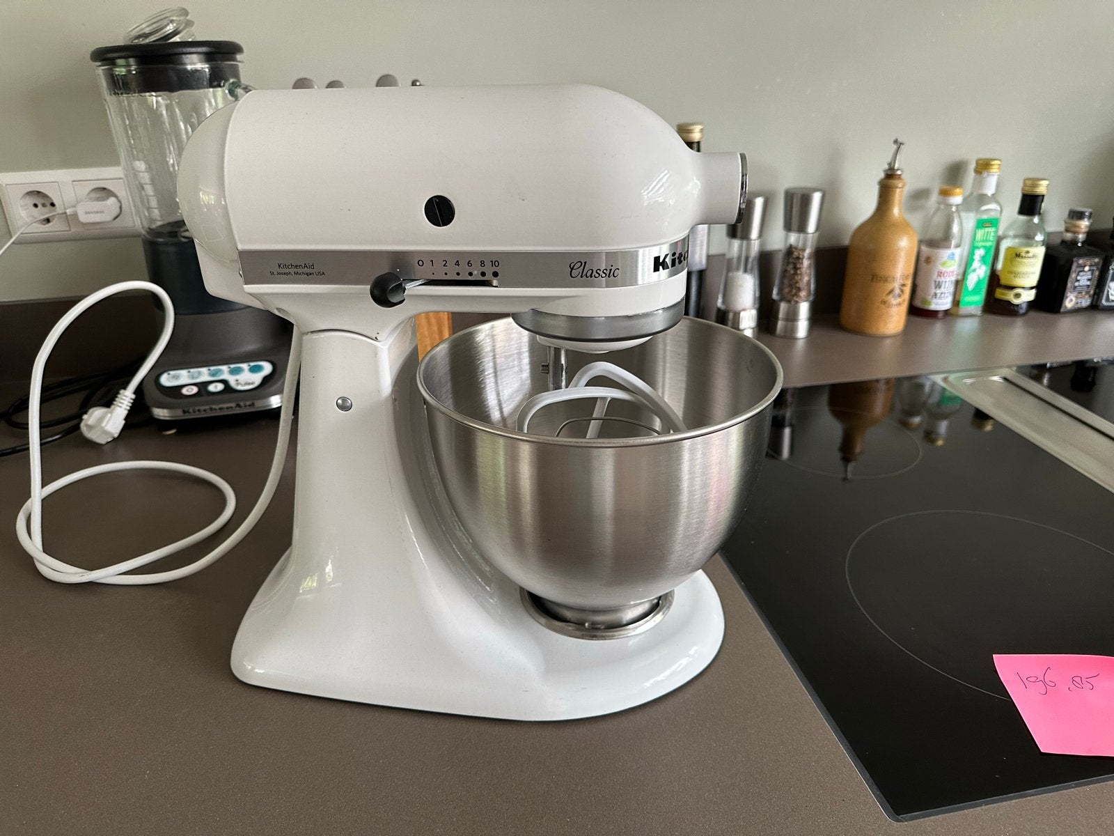 KitchenAid Classic Keukenmixer - Wit, Ophalen of Verzenden, Gebruikt
