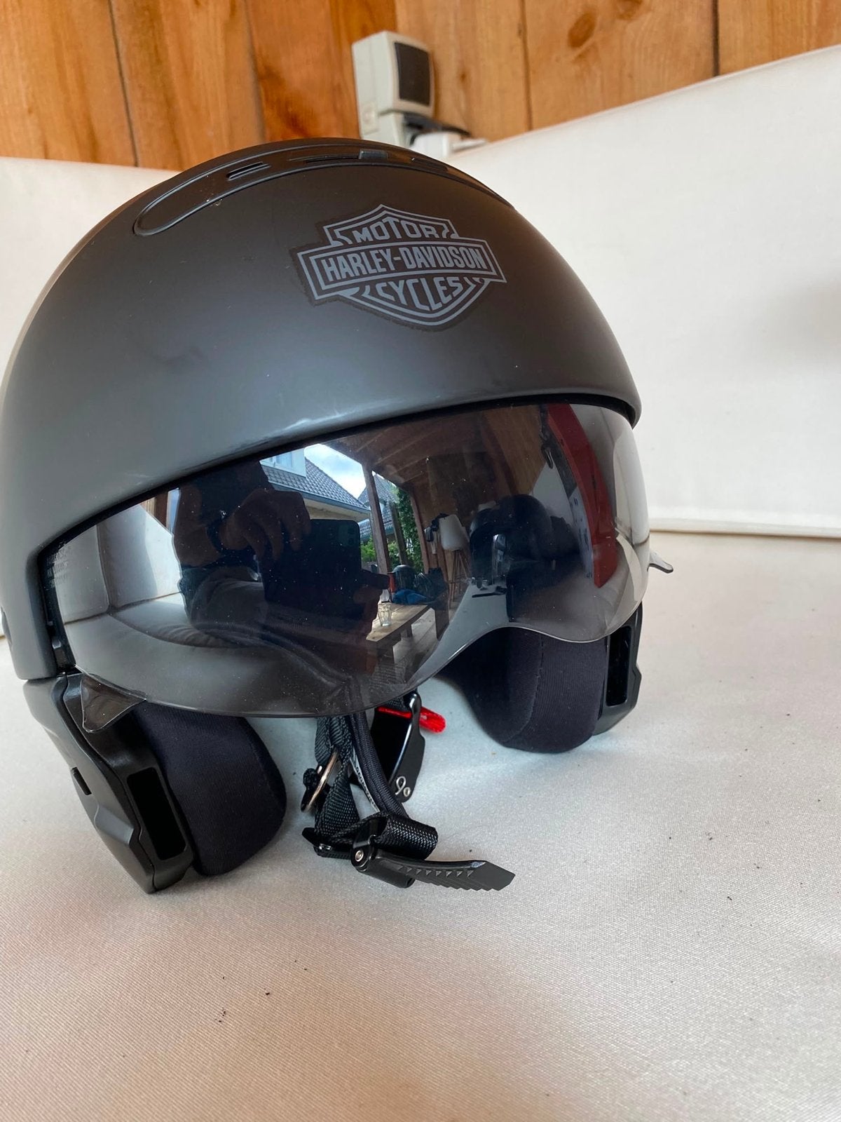 Harley-Davidson Jethelm/Systeemhelm Mat Zwart Maat M, Overige merken, M, Heren, Jethelm