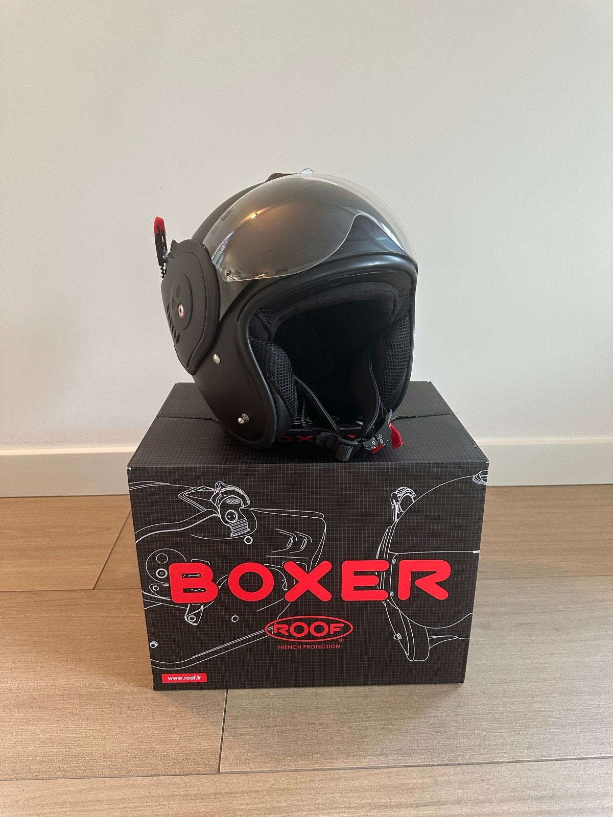 ROOF RO5 Boxer Alpha helm - Zo goed als nieuw!, Motoren, Integraalhelm, S, Tweedehands, Ophalen