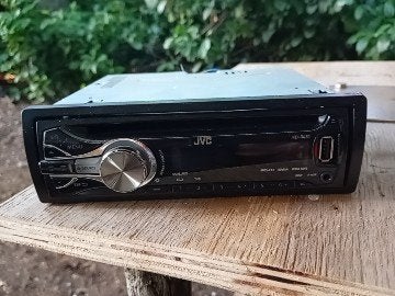 Autoradio CD speler JVC met aux kabel en usb, Ophalen, Gebruikt