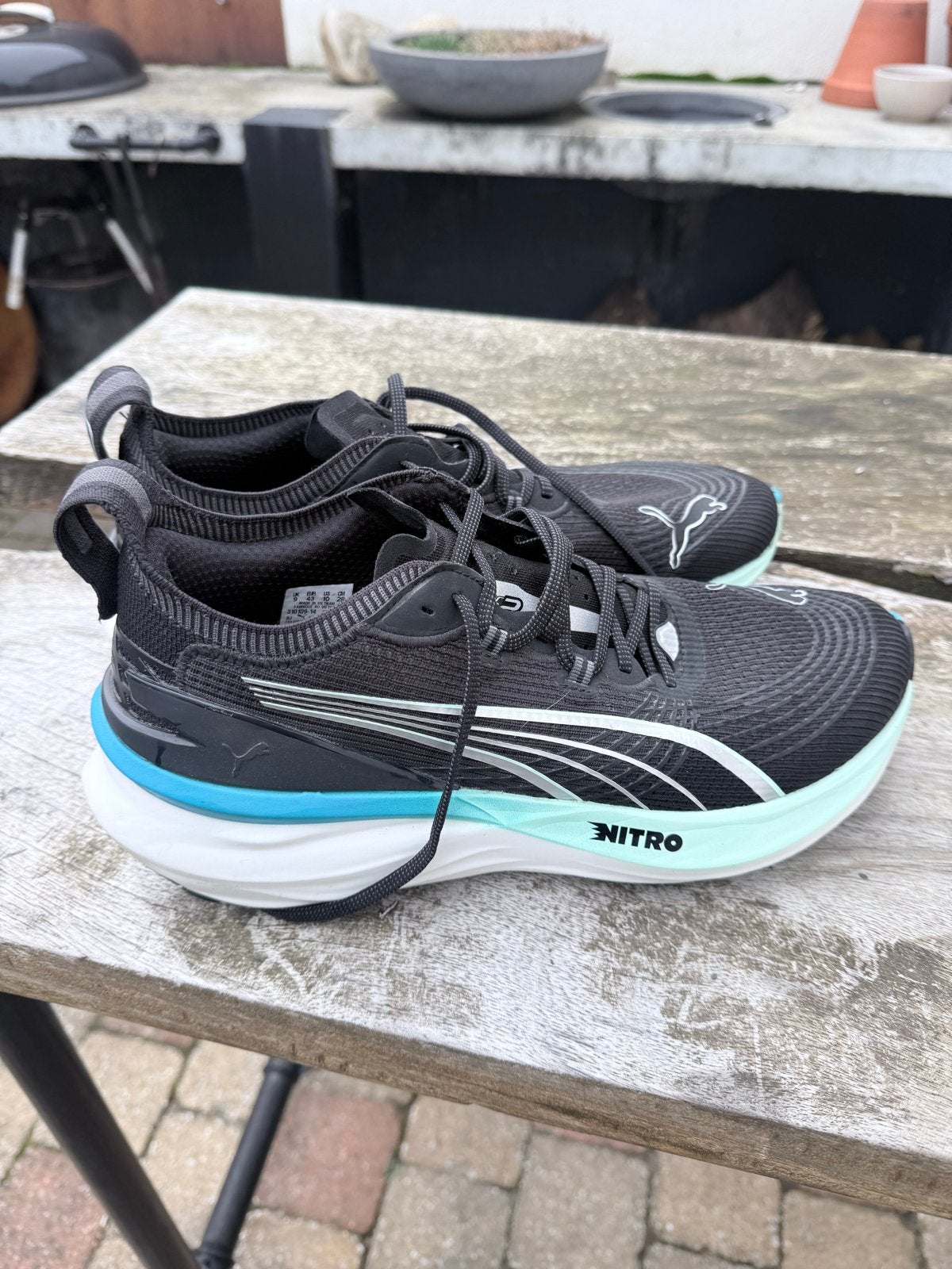 Puma Nitro hardloopschoenen - Maat 43 - Zo goed als nieuw, Overige merken, Hardloopschoenen, Ophalen of Verzenden, Zo goed als nieuw