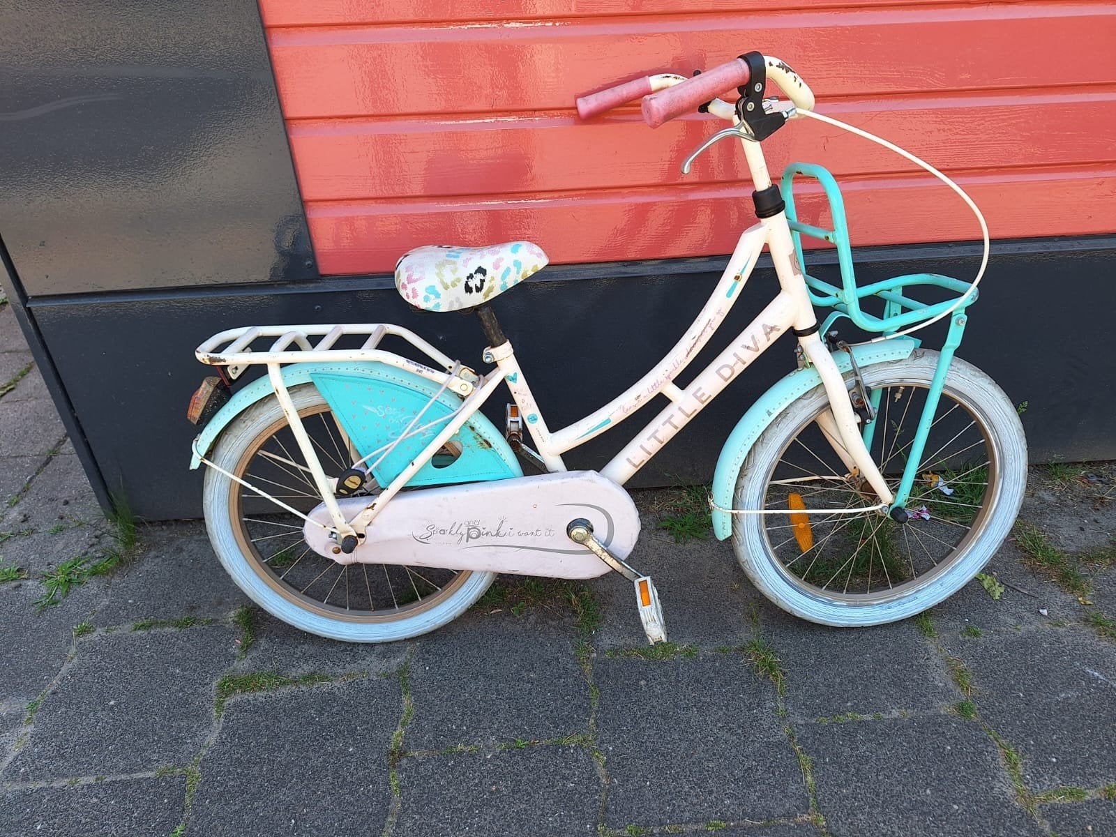 Kinderfiets Little Diva - Gebruikt, Fietsen en Brommers, Fietsen | Kinderfietsjes, Ophalen, Gebruikt, Little Diva, Terugtraprem