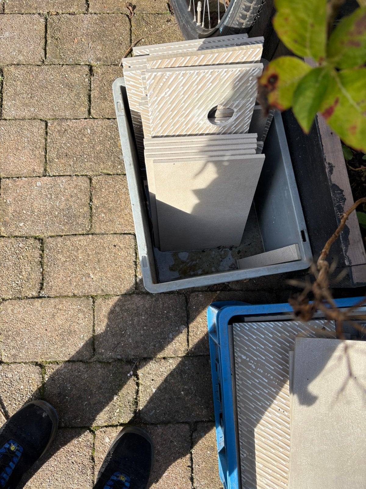 Mooie rest stukken badkamertegels., Ophalen, Nieuw, Minder dan 5 m², Vloertegels