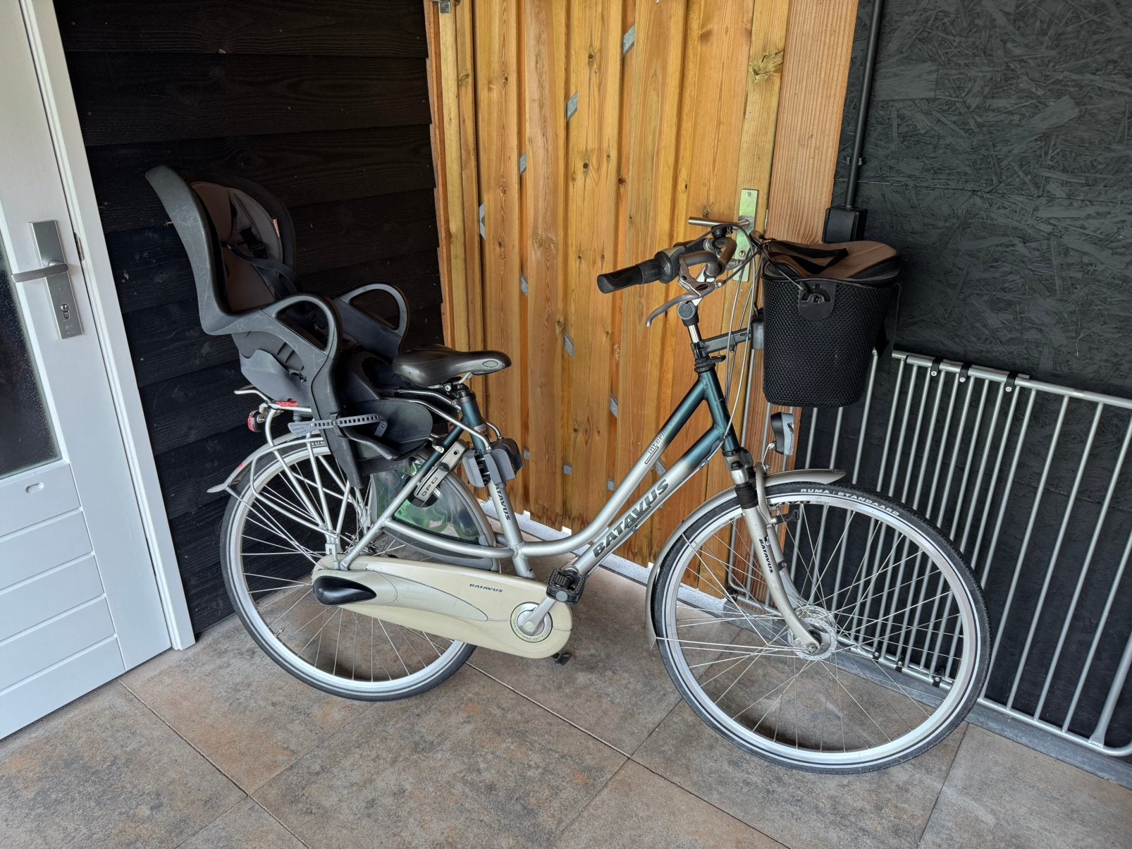 Batavus Intermezzo, damesfiets, moederfiets, kinderzitje, Fietsen en Brommers, Ophalen, Gebruikt, Versnellingen, Batavus
