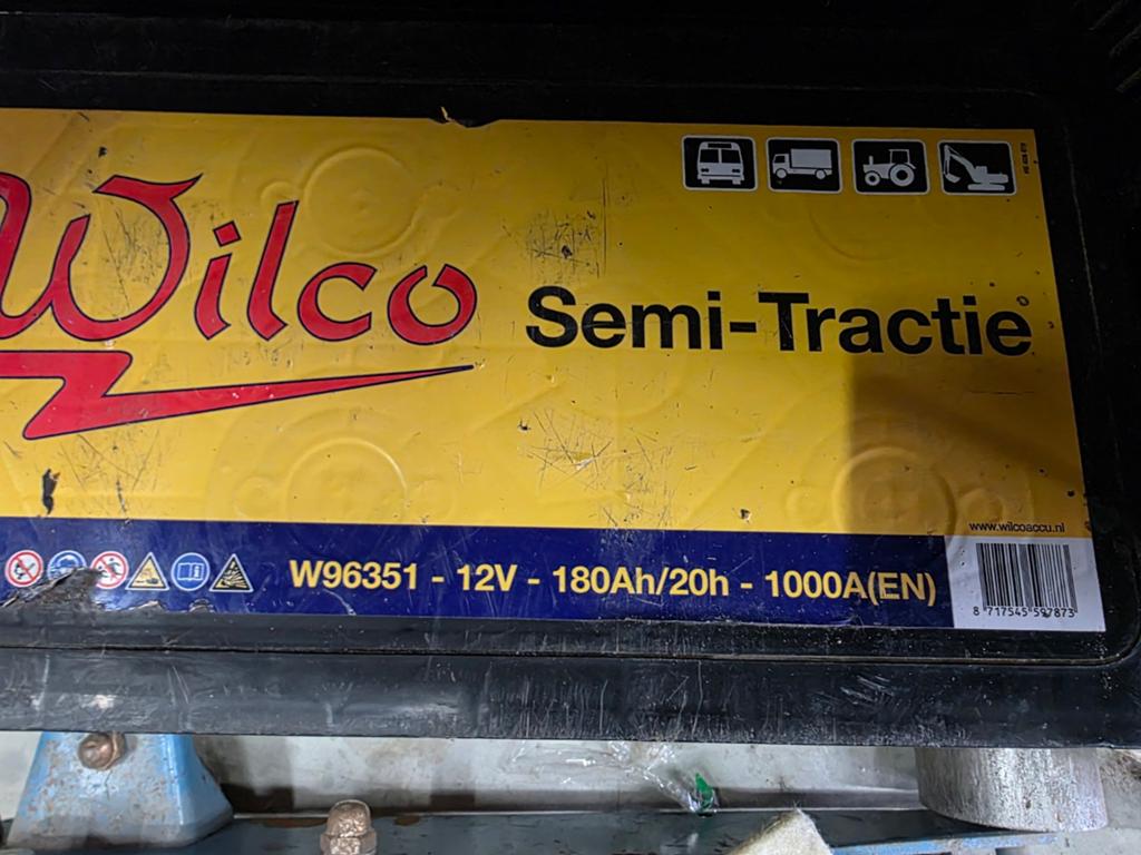 Wilco Accu W96351 - 12V 180Ah prijs is 2 stuks!, Ophalen, Nieuw