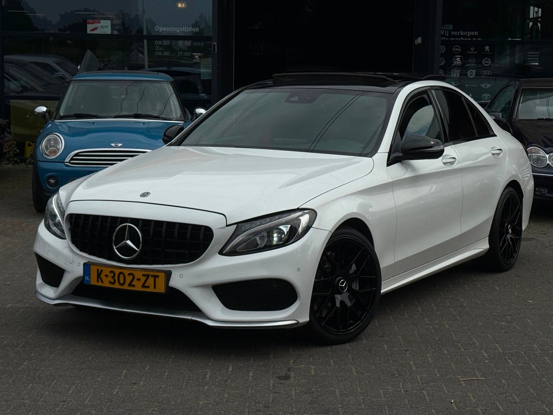 Mercedes-Benz C-klasse AMG 43 4MATIC PANO/BURMESTER/CAMERA//, Auto's, 367 pk, Leder, Bedrijf, Vierwielaandrijving