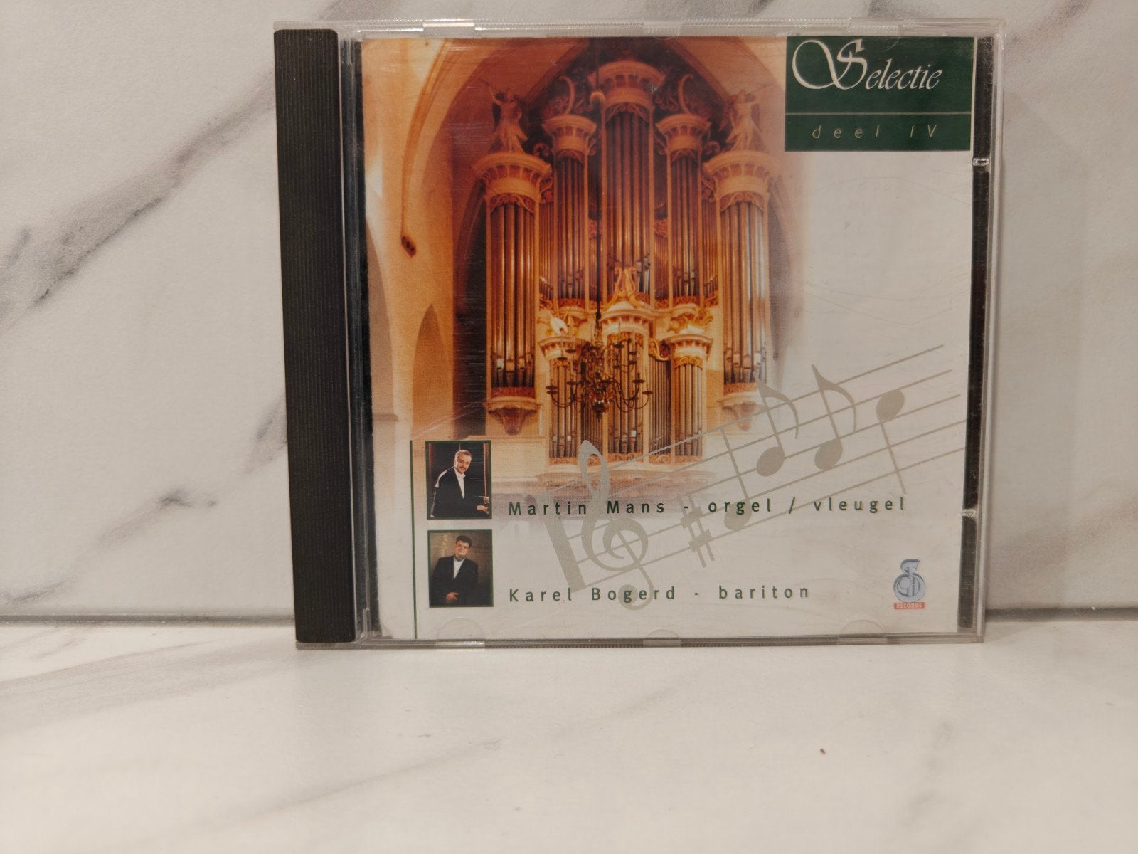 cd Martin Mans - orgel, vleugel, Karel Bogerd - bariton., Cd's en Dvd's, Ophalen of Verzenden, Gebruikt, Overige genres