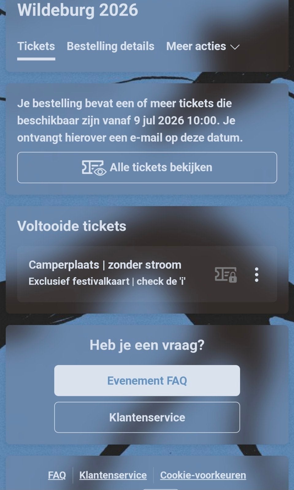Wildeburg Camperplaats, Tickets en Kaartjes, Eén persoon