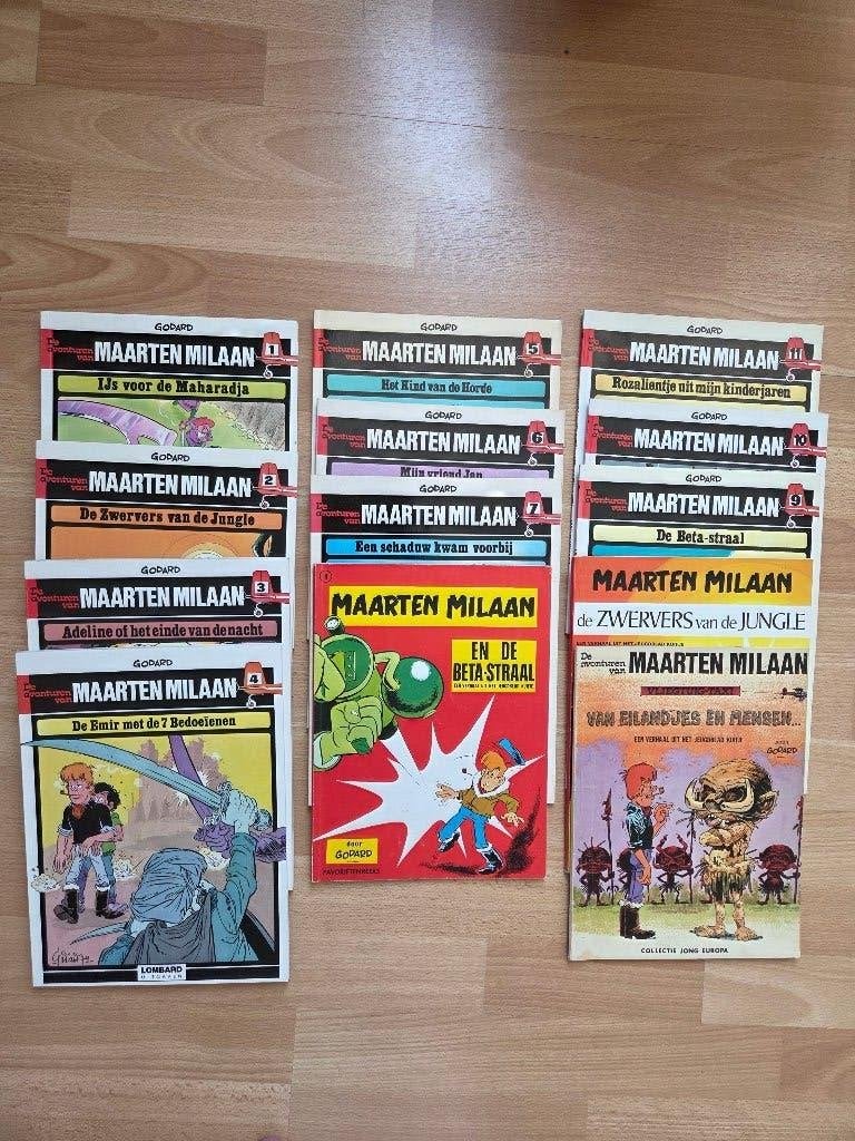 Maarten Milaan - Godard - diverse titels, Boeken, Stripboeken, Gelezen, Ophalen of Verzenden, Meerdere stripboeken, Christian Godard