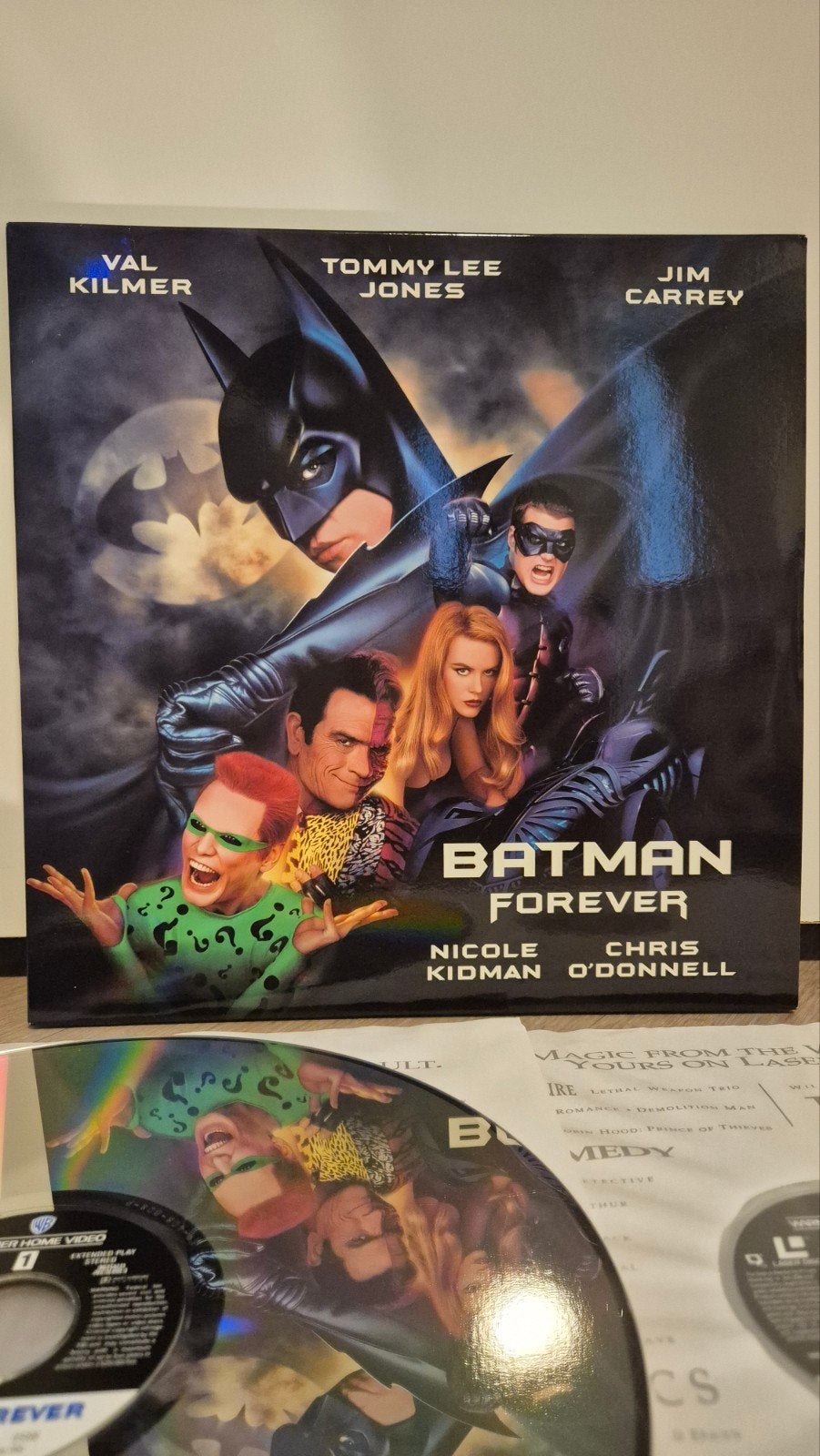 Batman Forever Ac-3 Laserdisc, Cd's en Dvd's, Engels, Breedbeeld, Actie, Engels